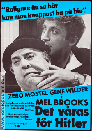 The Producers 1967 movie poster Zero Mostel Gene Wilder Dick Shawn Mel Brooks