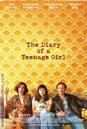 The Diary of a Teenage Girl 2015 movie poster Bel Powley Alexander Skarsgård Kristen Wiig Marielle Heller