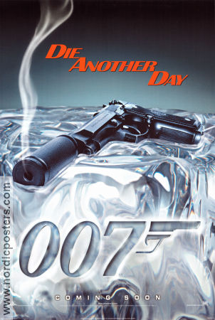 Die Another Day 2002 movie poster Pierce Brosnan Halle Berry Toby Stephens Lee Tamahori Guns weapons