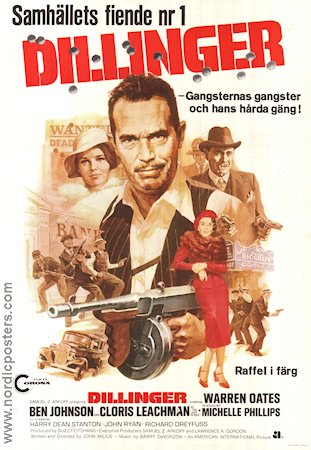 Dillinger 1973 poster Warren Oates John Milius