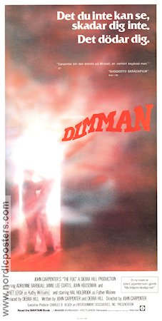 Dimman 1980 poster Adrienne Barbeau Jamie Lee Curtis Janet Leigh John Carpenter