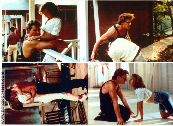 Dirty Dancing 1987 lobby card set Patrick Swayze Jennifer Grey Jerry Orbach Emile Ardolino Dance Romance