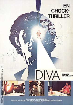 Diva 1981 movie poster Wilhelmenia Fernandez Frédéric Andréi Richard Bohringer Jean-Jacques Beineix