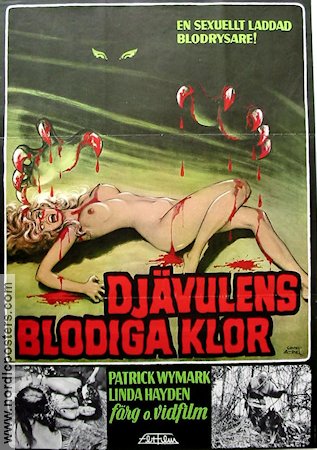 Blood on Satan´s Claw 1971 movie poster Patrick Wymark Linda Hayden Barry Andrews Piers Haggard Ladies