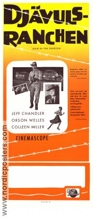 Man in the Shadow 1957 poster Jeff Chandler Jack Arnold