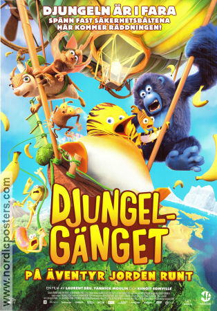  Les as de la jungle 2017 movie poster Philippe Bozo David Alaux Animation