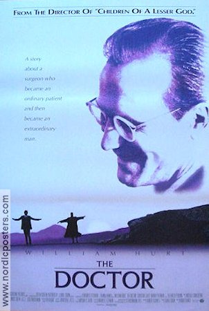 The Doctor 1991 movie poster William Hurt Christine Lahti Elizabeth Perkins Randa Haines Medicine and hospital