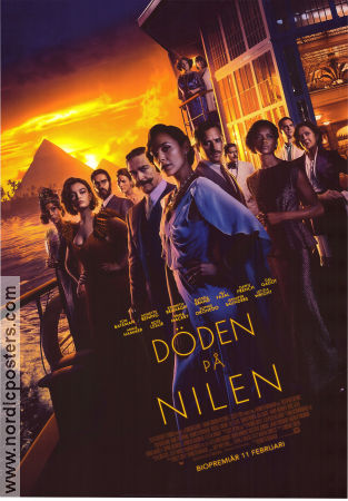 Döden på Nilen 2022 poster Tom Bateman Annette Bening Russell Brand Kenneth Branagh Text: Agatha Christie Hitta mer: Africa