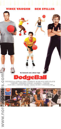 DodgeBall 2004 movie poster Vince Vaughn Christine Taylor Ben Stiller Rawson Marshall Thurber Sports