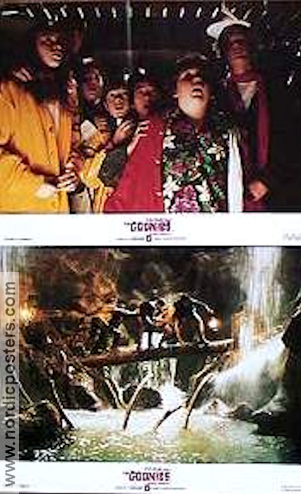 Goonies 1985 lobby card set Frank Marshall Katleen Kennedy Steven Spielberg