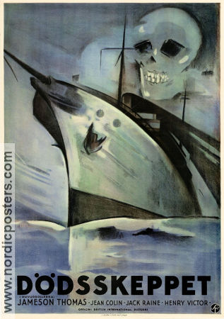 The Hate Ship 1929 movie poster Jameson Thomas Jean Colin Jack Raine Norman Walker Ships and navy