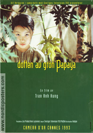 The Scent of Green Papaya 1993 movie poster Nu Yen-Khe Tran Man San Lu Thi Loc Truong Tran Anh Hung Country: Vietnam