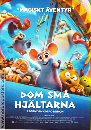 Pattie et la colere de Poséidon 2022 movie poster Kaycie Chase David Alaux Animation