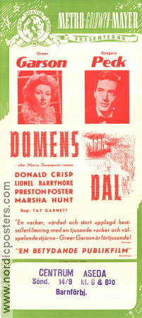 Domens dal 1945 poster Greer Garson Gregory Peck Donald Crisp Tay Garnett