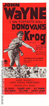 Donovans krog 1963 poster John Wayne Lee Marvin Elizabeth Allen Dorothy Lamour John Ford