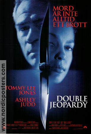 Double Jeopardy 1999 movie poster Tommy Lee Jones Ashley Judd Bruce Greenwood Bruce Beresford Guns weapons