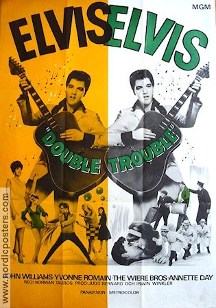 Double Trouble 1967 movie poster Elvis Presley