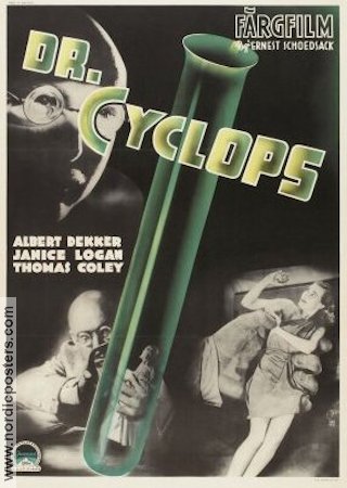 Dr Cyclops 1940 movie poster Albert Dekker Jane Logan