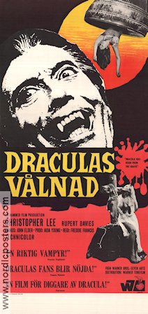 Dracula Has Risen From the Grave 1969 movie poster Christopher Lee