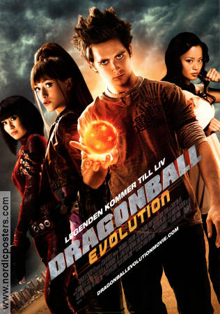 Dragonball Evolution 2009 movie poster Justin Chatwin James Marsters Chow Yun-Fat James Wong From comics