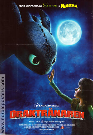 How to Train Your Dragon 2010 movie poster Jay Baruchel Dean DeBlois Animation Find more: Vikings