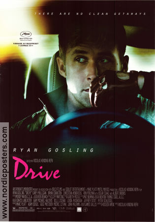 Drive 2011 poster Ryan Gosling Carey Mulligan Bryan Cranston Albert Brooks Oscar Isaac Nicolas Winding Refn Bilar och racing