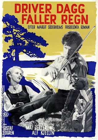 Sunshine Follows Rain 1946 movie poster Mai Zetterling Alf Kjellin Sten Lindgren Gustaf Edgren