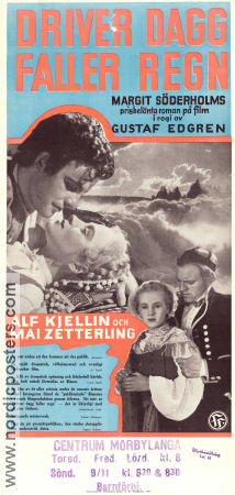 Sunshine Follows Rain 1946 movie poster Mai Zetterling Alf Kjellin Sten Lindgren Gustaf Edgren