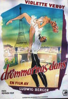 Drömmarnas dans 1950 movie poster Violette Verdy Ludwig Berger