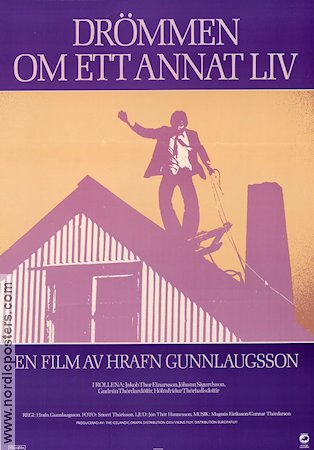 Drömmen om ett annat liv 1980 movie poster Hrafn Gunnlaugsson Iceland