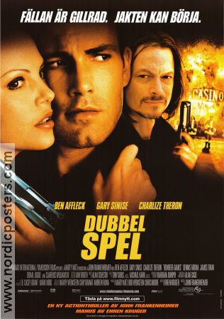 Dubbelspel 2000 poster Ben Affleck Gary Sinise Charlize Theron John Frankenheimer