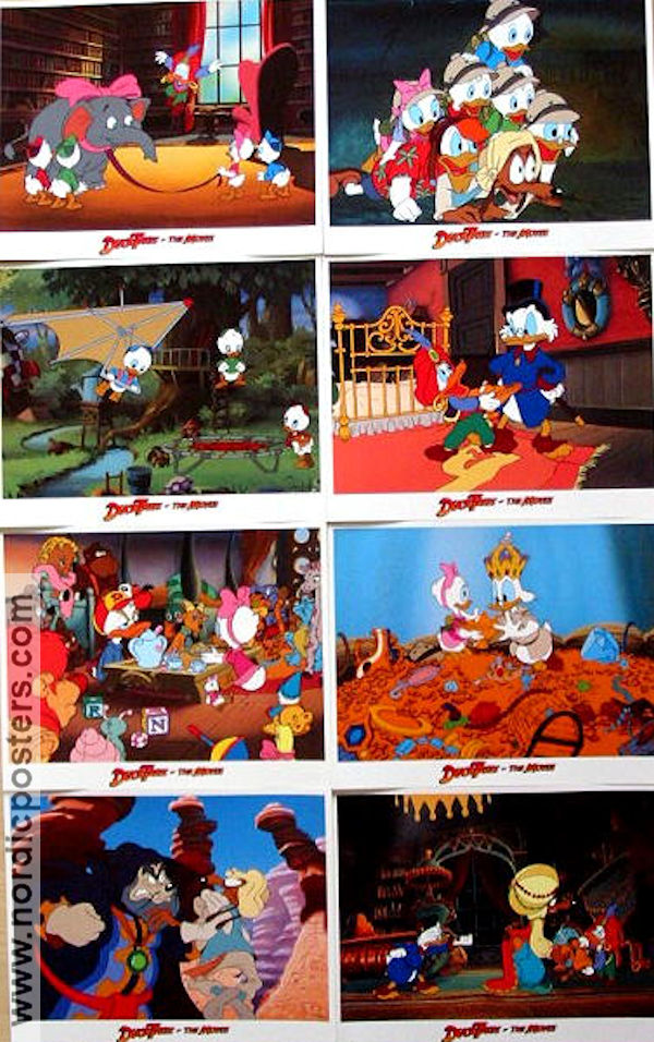 DuckTales the Movie 1990 lobby card set Uncle Scrooge From TV