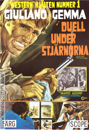 E per tetto un cielo di stelle 1968 movie poster Giuliano Gemma Mario Adorf Magda Konopka Giulio Petroni