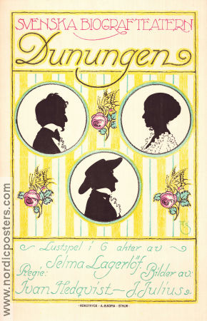 The Downy Girl 1919 movie poster Renée Björling Jenny Tschernichin-Larsson Ernst Öberg Ivan Hedqvist Poster artwork: Einar Nerman Writer: Selma Lagerlöf Production: Svenska Biografteatern Production: Svensk Filmindustri