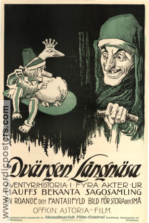 Zwerg Nase 1921 movie poster Herma Thun Fritz Strassny Ladislaus Tuszynski Country: Austria