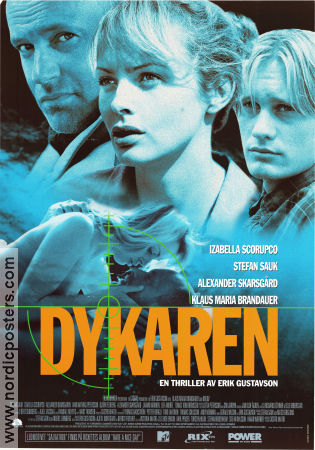 Dykaren 2000 poster Izabella Scorupco Stefan Sauk Alexander Skarsgård Erik Gustavson Dykning