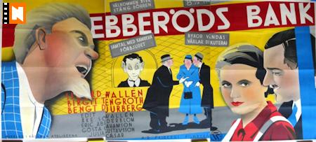 Ebberöds bank 1935 movie poster Sigurd Wallén Birgit Tengroth Bengt Djurberg Åke Söderblom Money