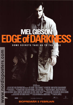 Edge of Darkness 2010 movie poster Mel Gibson Ray Winstone Martin Campbell