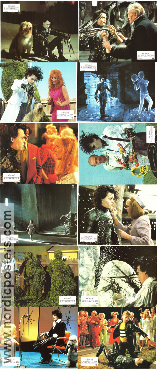 Edward Scissorhands lobby card set