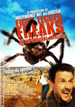 Eight Legged Freaks 2002 movie poster David Arquette Kari Wuhrer Scott Terra Ellory Elkayem Insects and spiders
