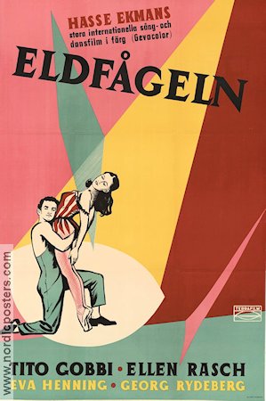 The Firebird 1952 movie poster Ellen Rasch Tito Gobbi Eva Henning Hasse Ekman Ballet