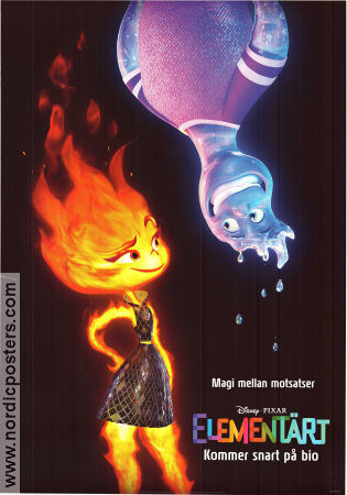 Elemental 2023 movie poster Leah Lewis Peter Sohn Production: Pixar Animation