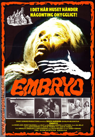 Embryo 1976 poster Rock Hudson Barbara Carrera Diane Ladd Ralph Nelson