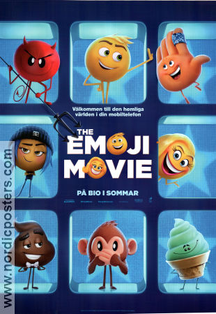 The Emoji Movie 2017 movie poster TJ Miller Tony Leondis Animation