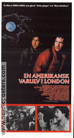 An American Werewolf in London 1981 movie poster David Naughton Jenny Agutter Joe Belcher John Landis