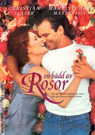 En bädd av rosor 1996 poster Christian Slater Mary Stuart Masterson Josh Brolin Michael Goldenberg Romantik Blommor och växter