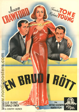 The Bride Wore Red 1937 movie poster Joan Crawford Robert Young Franchot Tone Dorothy Arzner