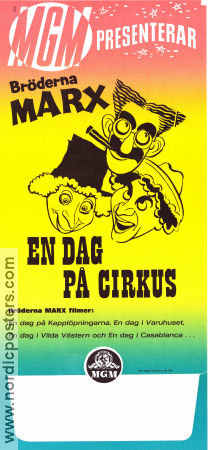 En dag på cirkus 1939 poster The Marx Brothers Bröderna Marx Groucho Marx Chico Marx Harpo Marx Edward Buzzell Cirkus Musikaler