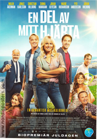 A Piece of My Heart 2019 movie poster Malin Akerman Christian Hillborg Jonas Karlsson Edward af Sillén