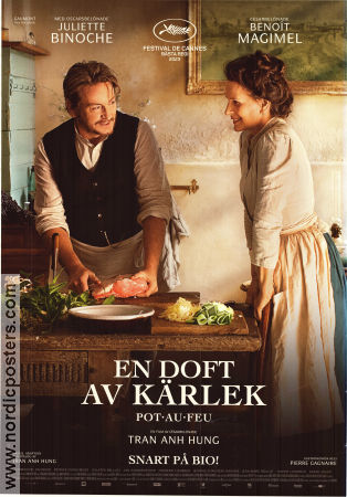 La passion de Dodin Bouffant 2023 movie poster Juliette Binoche Benot Magimel Emmanuel Salinger Anh Hung Tran Food and drink
